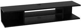 TV-laud Kalune Design Pivot, must v., 29.5 cm x 120 cm x 23 cm