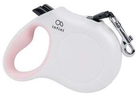 Automātiskā pavada Amiplay Infini Freedom, balta krās./rozā krās., XL