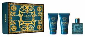 Dāvanu komplekts vīriešiem Versace Eros Travel Size, 3 gab.