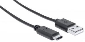 Vads Manhattan USB to USB USB 2.0 male, USB 2.0 A male, 1 m