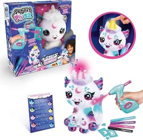 Mänguasjade värvimiskomplekt, ükssarvik Epee Plush, valge v.