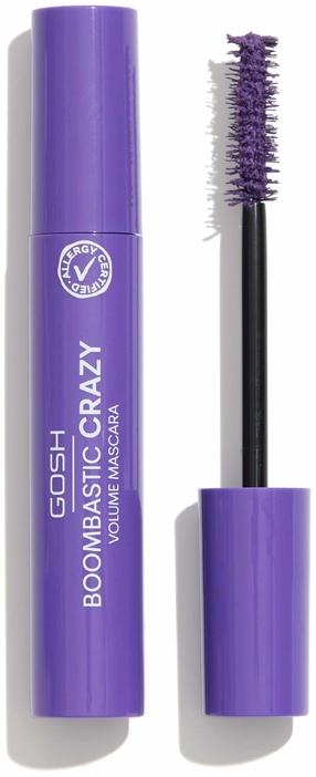 Skropstu tuša Gosh Boombastic Crazy, 13 ml, violeta krās. 006 dusty violet