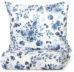 Gultas veļas komplekts Homla Sorli 811697 206350, zila krās./balta krās., 70 x 80 cm, 200 x 220 cm