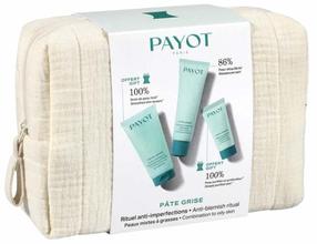 Veido priežiūros priemonių rinkinys Payot Grey Paste Anti-Blemish Ritual, 115 ml, 3 vnt.