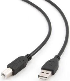 Laidas Gembird USB to USB USB 2.0 A male, USB 2.0 B male, 4.5 m, juoda sp.