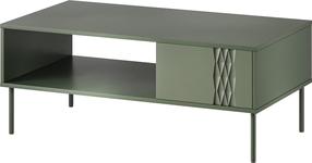 Kavos staliukas Tresse, žalias, 60 cm x 110 cm x 40 cm