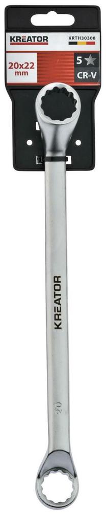 Dvigubas žiedinis veržliaraktis Kreator KRTH30308, 225 mm, 20 - 22 mm