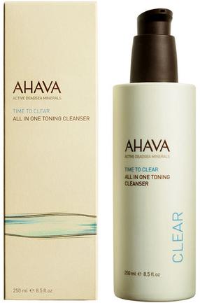 Valomasis veido pienelis Ahava Time To Clear All In One, 250 ml
