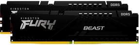 Operatyvioji atmintis (RAM) Kingston Fury Beast Black KF560C30BBEK2-64, DDR5, 2 x 32 GB, 6000 MHz