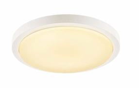 Valgusti plafoon SLV Ainos 229971, LED, 3000 °K, 1 x 22 W, valge v. / valge v.