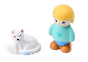 Figūrėlių rinkinys Hape Cats Rescue E3430K Įvairių spalvų