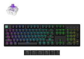 Klaviatuur Keychron k10 HE k10 HE, EN, must v.