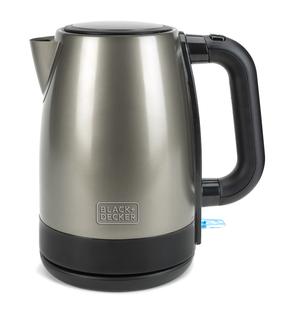 Elektrinis virdulys Black & Decker BXKE2201E, 1.7 l, juoda sp./nerūdijančiojo plieno sp.