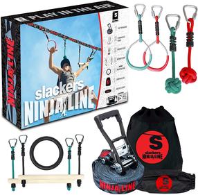 Kāpšanas komplekts Slackers Ninja Line Starter Set, daudzkrāsaina