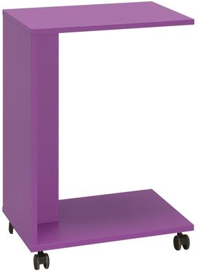 Kafijas galdiņš Kalune Design SHP-108-UU-1, violeta krās., 45 cm x 35 cm x 65 cm