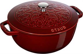 Emalēts čuguna katls Staub Special Cocotte, Ø24 cm, 3.6 l, sarkana krās.