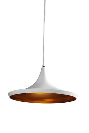 Lampa karināms AZzardo Chink AZ1342, E27, 1 x 40 W, balta krās. / zelta krās., 36 x 36 cm
