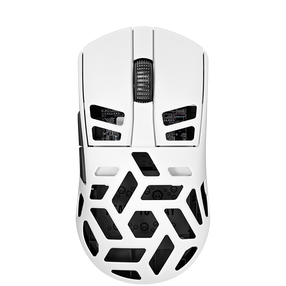 Belaidė žaidimų pelė Lorgar MSE90W, 2.4 ghz / bluetooth / usb, balta