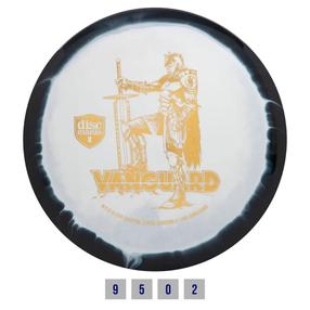 Diskgolfo diskas Discmania S-Line Horizon Vanguard, 21 cm x 21 cm, balta/juoda