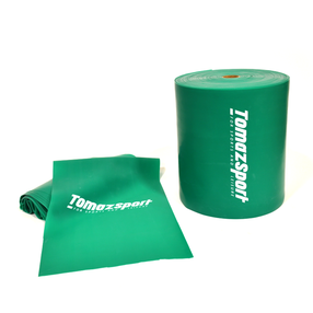 Gimnastikos juosta Tomaz Sport Heavy, 1 - 45 cm x 15 cm x 0.25 cm, žalia sp.