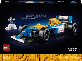 Конструктор LEGO® Icons Williams Racing FW14B & Nigel Mansell 10353, 799 шт.
