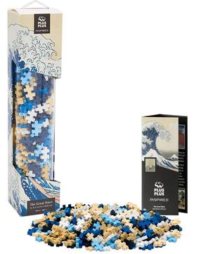 Konstruktor Plus Plus Inspired The Great Wave 014-4278, 350 tk, mitmevärviline