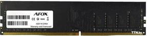 Operatyvioji atmintis (RAM) Afox AFLD48FK1P, DDR4, 8 GB, 2666 MHz