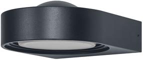 Sieninis lauko šviestuvas Ledvance Smart+, 6.7W, LED, IP44, juoda sp., 18.5 cm x 6.5 cm