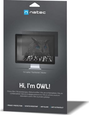 Privātuma filtrs Natec Owl Frameless display privacy filter