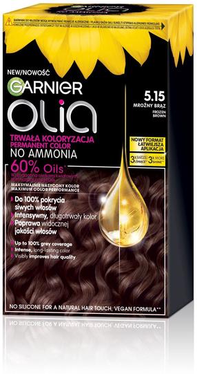 Matu krāsa Garnier Olia, frozen brown krās., 5.15, 60 ml