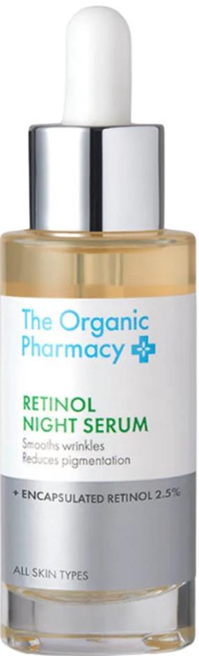 Nakts sejas serums The Organic Pharmacy Retinol, 30 ml