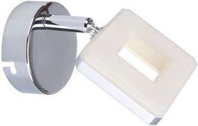 Lampa sienas Candellux Cynthia 91-60808, 1 x 5 W, balta krās. / hroma krās., 8 x 8 cm