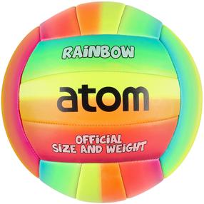 Võrkpall Atom Rainbow, 5 suurus, mitmevärviline