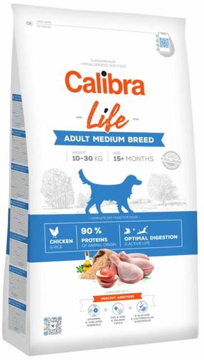 Сухой корм для собак Calibra Life Chicken, курица, 12 кг