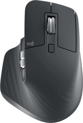 Spēļu pele Logitech MX Master 3S 910-006559, bluetooth, melna krās.