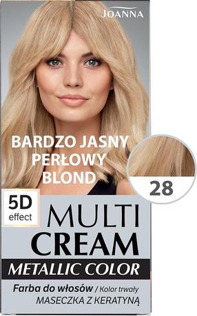 Plaukų dažai Joanna Multi Cream, very light pearl blonde sp., 28