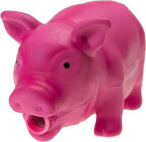 Rotaļlieta sunim, graužammanta suņiem Karlie Pig 504215, 22 cm, rozā krās.