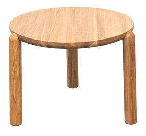 Kavos staliukas Homla Delicia, ruda sp., 60 cm x 60 cm x 40 cm