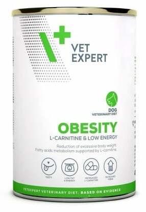 Šlapias šunų maistas VetExpert 4T Veterinary Diet Obesity, paukštiena, 0.400 kg