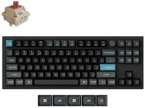 Juhtmevaba arvutiklaviatuur Keychron Q3 Ultra 8K Q3U-M1 Keychron Silk POM Red, EN, must v.