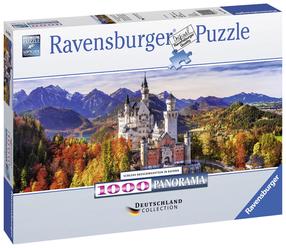 Dėlionė Ravensburger Castle in Bavaria 151615, 98 cm x 38 cm, 1000 vnt., įvairių spalvų