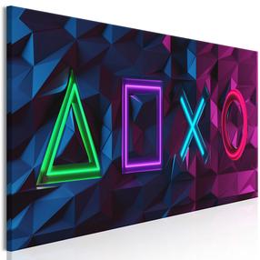 Репродукция Artgeist Facade Of Symbols DKNW1538PWD, 120 см x 40 см