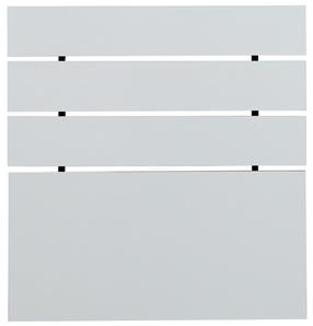Gultas galvgalis Kalune Design Fuga, 3 cm x 100 cm, 100 cm, balta krās.
