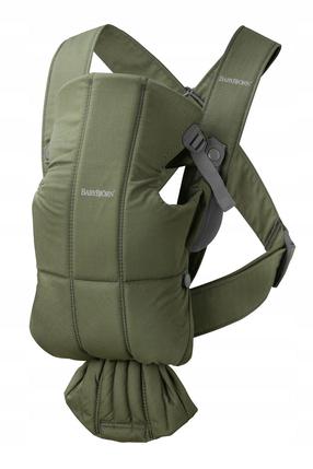 Beebikandja BabyBjorn Mini Woven 021040, tumeroheline v.