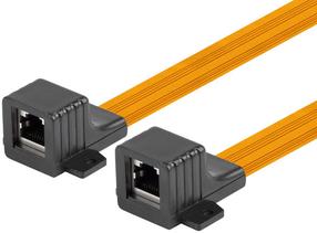 Kaabel Lanberg RJ-45 Inline Coupler ADS-RJ45-RJ45-300 RJ-45 Female, RJ-45 female, 0.23 m, kollane v.