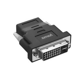 Adapteris Hama DVI to HDMI Adapter 4K Ultra HD Support HDMI female, DVI female, melna krās.