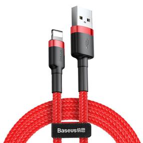 Кабель Baseus CALKLF-B09, Lightning/USB, 100 см, красный цв.