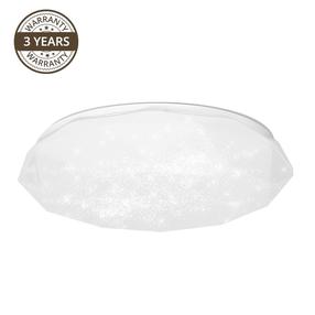 Lampa plafons Domoletti Star B1242-1S-R, LED, 3000 - 6500 °K, 1 x 17 W, balta krās. / balta krās.
