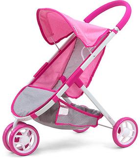 Lėlių vežimėlis Milly Mally Susie Prestige 25009, balta/rožinė/pilka