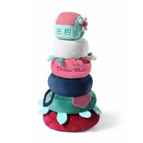 Edukacinė piramidė BabyOno Dream Mill, 30 cm, įvairių spalvų, 6 vnt.